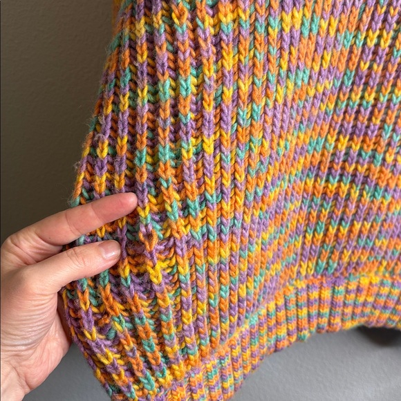 Y.T.G. (now Yitai) Knit Colorful Wool Acrylic Melange Sweater - Picture 6 of 6